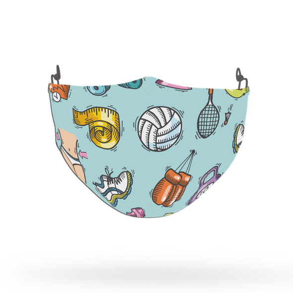 Sports Pattern Face Covering Print 28