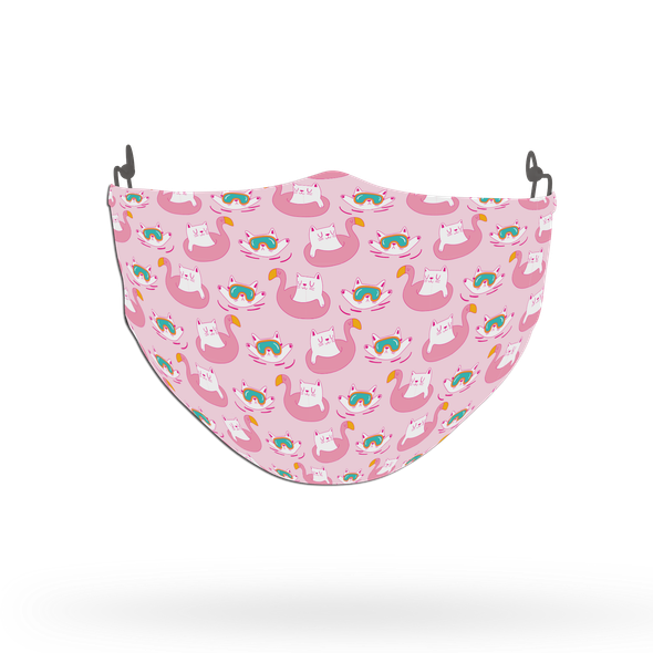 Cat Pattern Face Covering Print 7