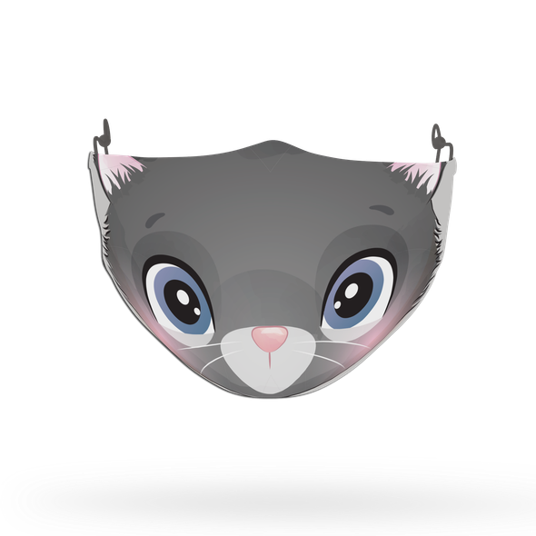 Cat Pattern Face Covering Print 27