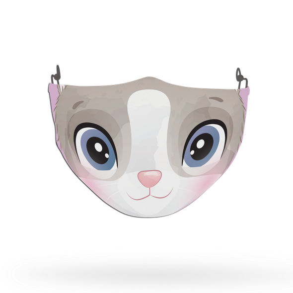 Cat Pattern Face Covering Print 30