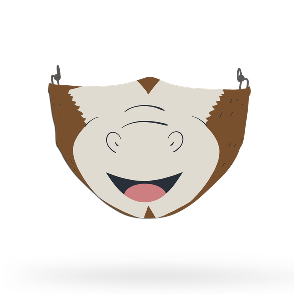 Kids Monkey Face Covering Print