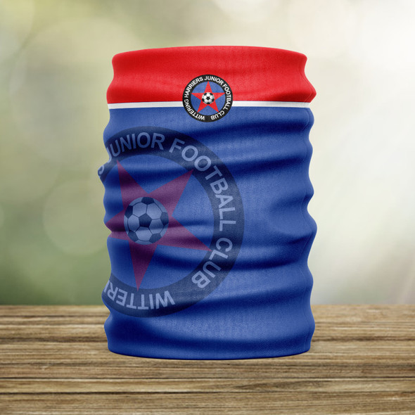 Wittering Harriers Fc - Team Club Snood Club Colours Version 1