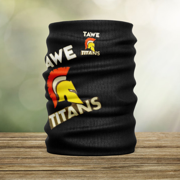 Tawe Titans Fc - Team Club Snood Club Colours - Black