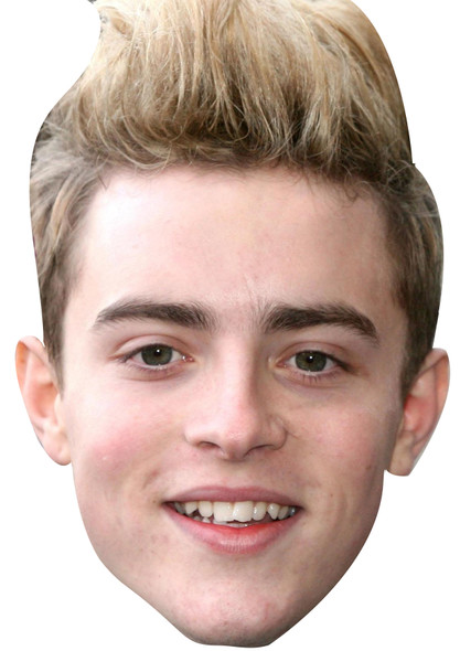 John Jedward Celebrity Face Mask - Fancy Dress Party Mask 2026