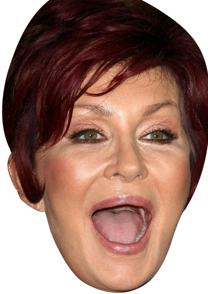 Sharon Osborne Celebrity Face Mask - Fancy Dress Party Mask 2026