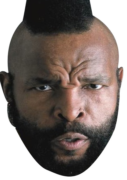 Mr T The A Team Celebrity Face Mask - Fancy Dress Party Mask 2026