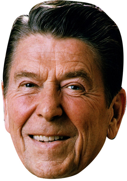 Ronald Regan Celebrity Face Mask - Fancy Dress Party Mask 2026