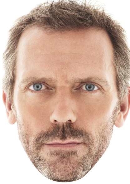 Hugh Laurie House Celebrity Face Mask - Fancy Dress Party Mask 2026