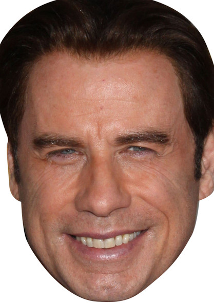 John Travolta Celebrity Face Mask - Fancy Dress Party Mask 2026