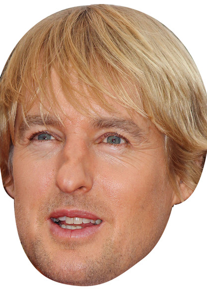 Owen Wilson Celebrity Face Mask - Fancy Dress Party Mask 2026