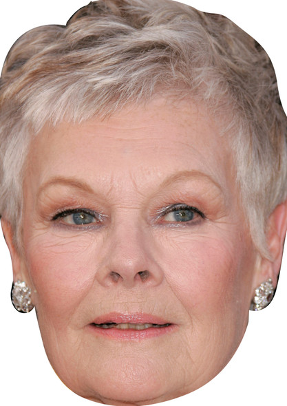 Judi Dench Bond Actress Celebrity Face Mask - Fancy Dress Party Mask 2026