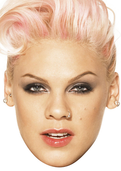 Pink Mint Celebrity Face Mask - Fancy Dress Party Mask 2026