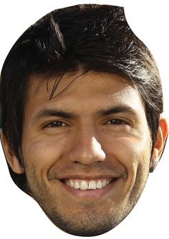 Sergio Aguero Manchester City Face Mask
