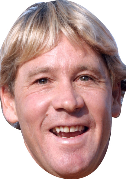 Steve Irwin Celebrity Face Mask - Fancy Dress Party Mask 2026