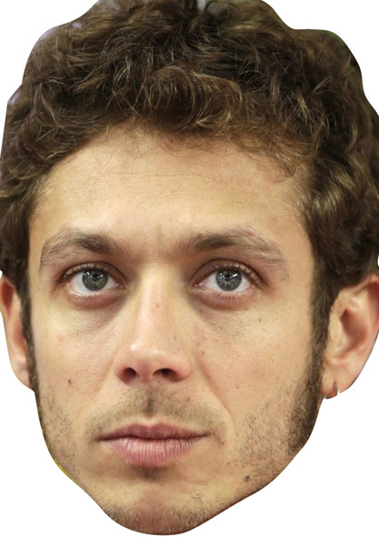 Valentino Rossi Celebrity Face Mask - Fancy Dress Party Mask 2026