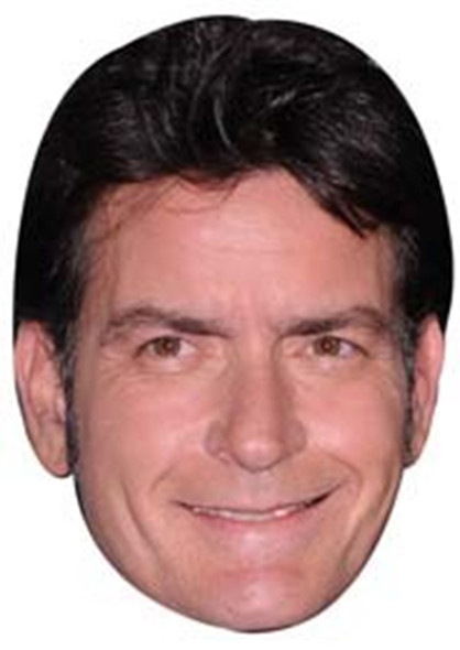 Charlie Sheen Celebrity  Face Mask