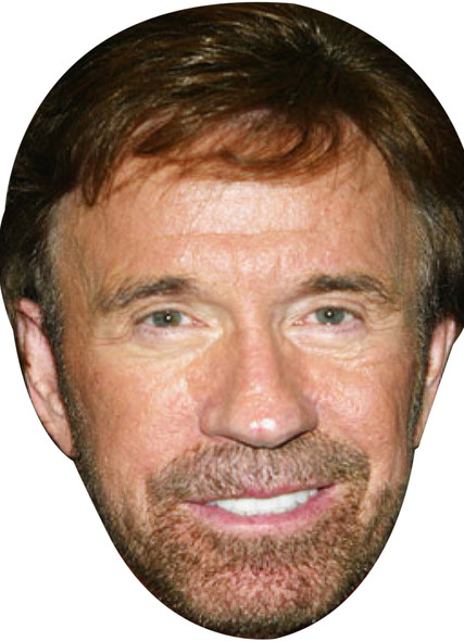Chuck Norris Celebrity Face Mask - Fancy Dress Party Mask 2026