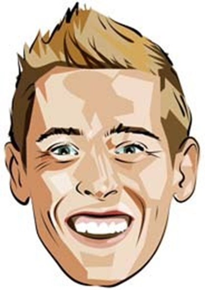 Peter Crouch Cartoon Mask