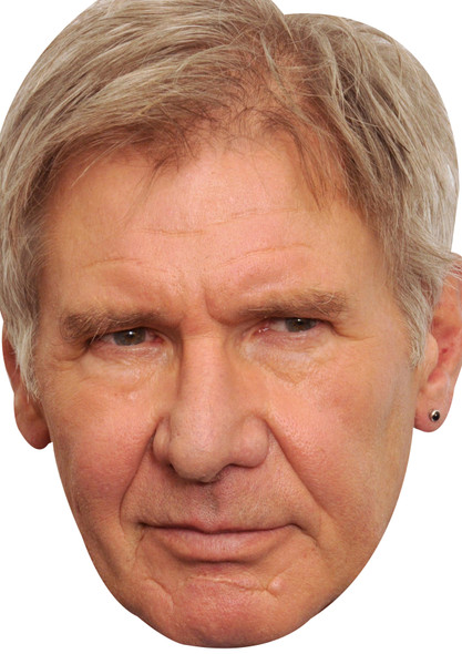 Harrison Ford Celebrity Face Mask - Fancy Dress Party Mask 2026