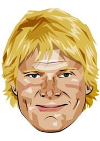 Matthew Hoggard Cartoon Face Mask