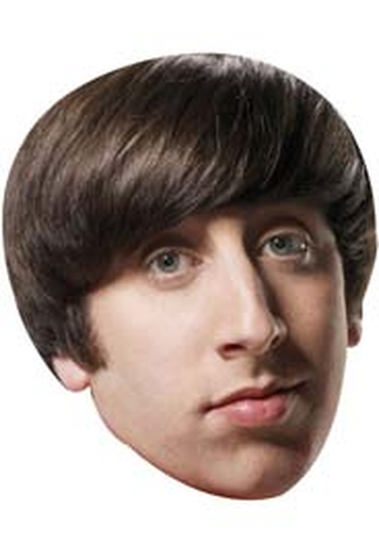 Simon Helberg Celebrity Face Mask - Fancy Dress Party Mask 2026