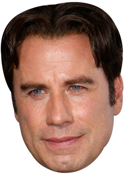 Old John Travolta Celebrity Face Mask - Fancy Dress Party Mask 2026