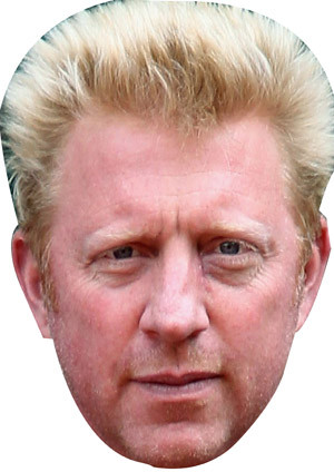 Boris Becker Celebrity Face Mask