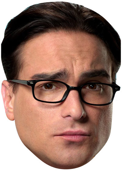 Leonard Johnny Galecki Celebrity Face Mask