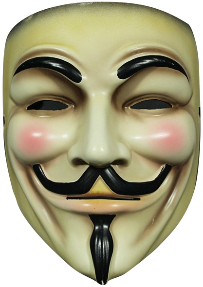 Guy Fawkes Vendetta Style Celebrity Face Mask - Fancy Dress Party Mask 2026