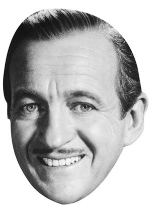 David Niven Celebrity Face Mask