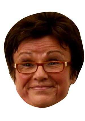 Julie Walters Celebrity Face Mask