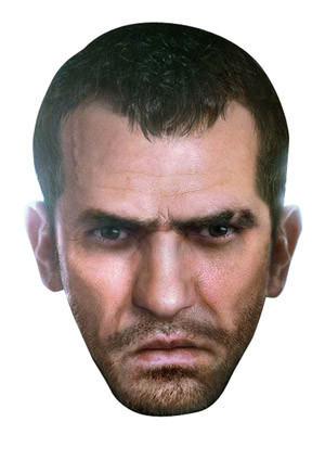 Niko Bellic Gta Celebrity Face Mask