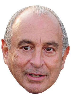 Philip Green Celebrity Face Mask