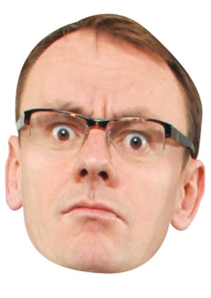 Sean Lock Celebrity Face Mask