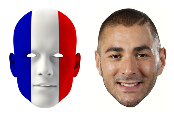 France World Cup Face Mask Pack Benzema