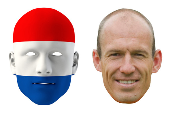 Netherlands World Cup Face Mask Pack Robben