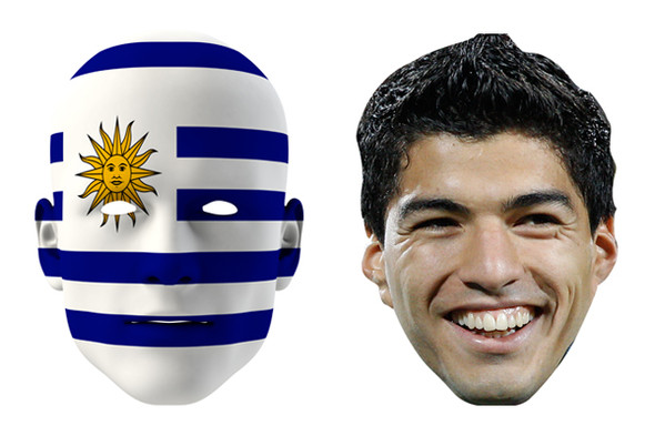 Uruguay World Cup Face Mask Pack Suarez