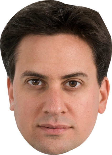 Ed Miliband Politician Celebrity Face Mask - Fancy Dress Party Mask 2026