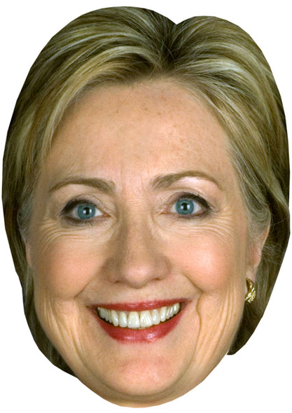 Hillary Clinton Politician Celebrity Face Mask - Fancy Dress Party Mask 2026