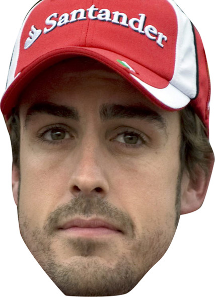 Fernando Alonso Formula1 Face Mask