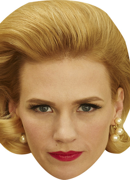 January Jones Betty Francis Madmen Face Mask