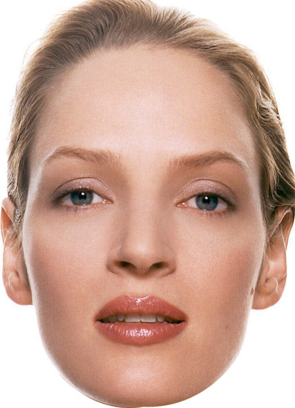 Uma Thurman Celebrity Face Mask