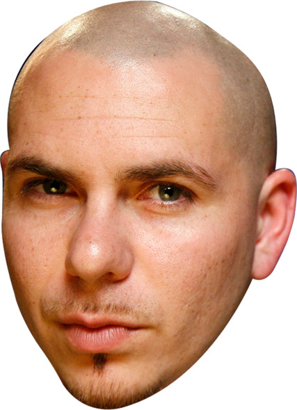 Pitbull Music Celebrity Face Mask - Fancy Dress Party Mask 2026