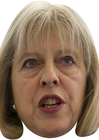 Theresa May Politicians 2018 Celebrity Face Mask