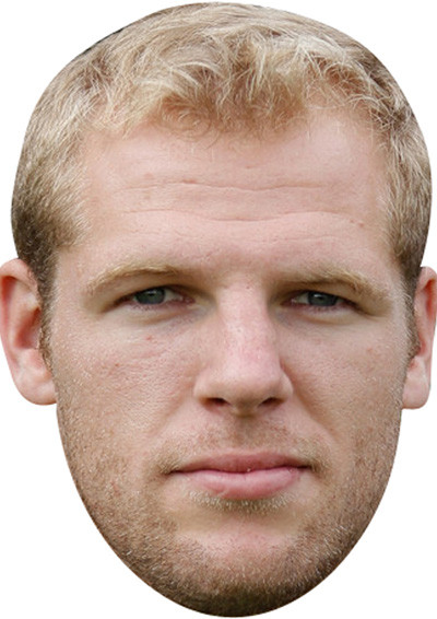 James Haskell Rugby 2018 Celebrity Face Mask