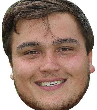 Jamie George Rugby 2018 Celebrity Face Mask