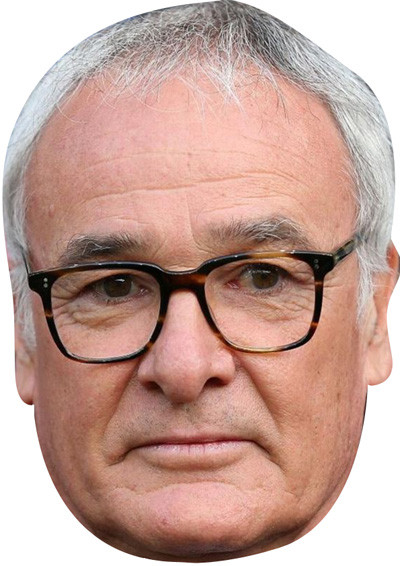 Claudio Ranieri Boss Football 2018 Celebrity Face Mask