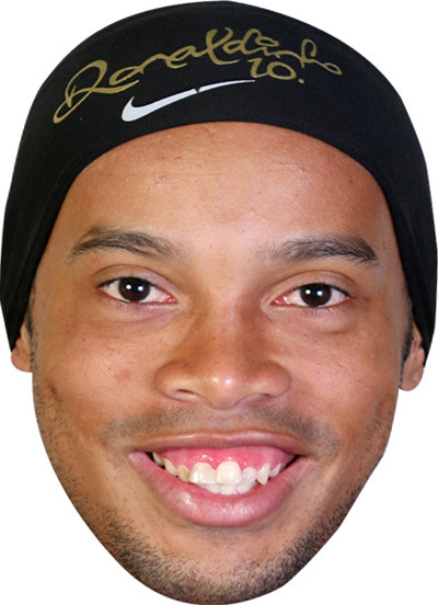 Ronaldinho Football 2018 Celebrity Face Mask