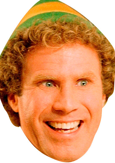 Will Ferrell Christmas Movies Stars 2018 Celebrity Face Mask