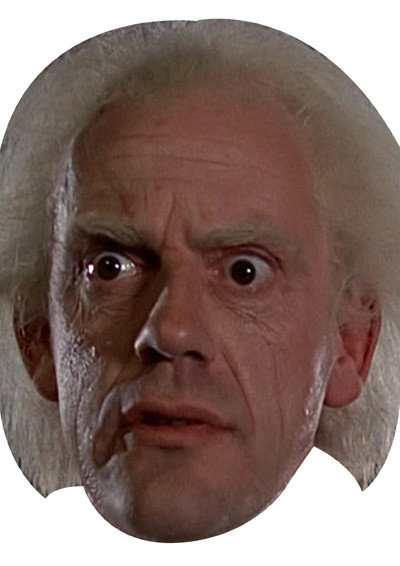 Emmett Brown Movies Stars 2018 Celebrity Face Mask